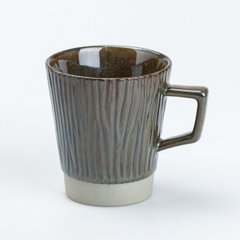 Чашка керамічна для чаю та кави 300 мл у стилі ретро Графіт HP7208GG фото