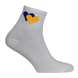 Шкарпетки Жовто-блакитні серця Сірі (7167), 36-40 7167(36-40) фото 1