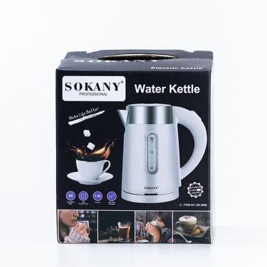 Електрочайник Sokany SK-0808B Water Kettle 1200W Black SK0808B фото