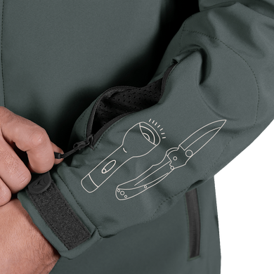 Куртка Rubicon SoftShell Графіт (7494), S 7494-S фото