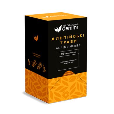 Чай Gemini Альпийские Травы 25 шт. 25pack01 фото