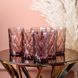 Гранована склянка для напоїв 250 мл набір склянок 6 шт Рожевий HP033P фото 1
