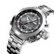 Часы наручные мужские SKMEI 1515SI SILVER, водонепроницаемые мужские часы. Цвет: серебряный ws54518-1 фото 4
