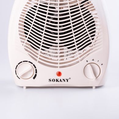 Тепловентилятор спиральный до 30 кв м 2000 Вт обогреватель электрический напольный дуйчик Sokany SK-1650 SK1650 фото