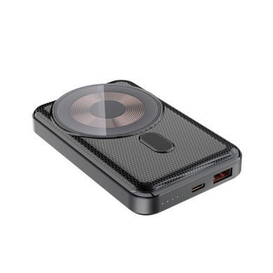 Power Bank Aspor A326 Magnetic Wireless 10000mAh (USB/Type-C/22.5W)- чорний (900148) 900148 фото