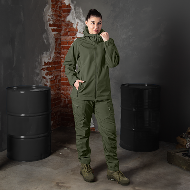 Жіноча куртка Stalker SoftShell Олива (7441), L 7441-L фото