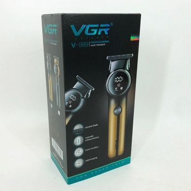 професійна VGR V989, Машинка окантувальна професійна для бороди, Професійна машинка для RM-585 стрижки голови 345689 фото