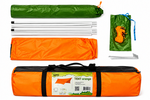 Тент со стойками Tramp Lite Tent orang TLT-011 фото