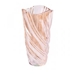 Стильная ваза для цветов 29 см стеклянная декоративная для роз • для тюльпанов • для сухоцветов 2 л HP136 фото