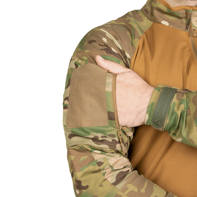 Боевая рубашка CM Raid Twill/CoolPass Pique Multicam/Койот (7047), S 7047(S) фото