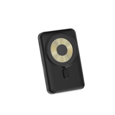 Power Bank Aspor A327 Magnetic Wireless 10000mAh+cable (USB/Lightning/Type-C/22.5W)- чорний (900150) 900150 фото