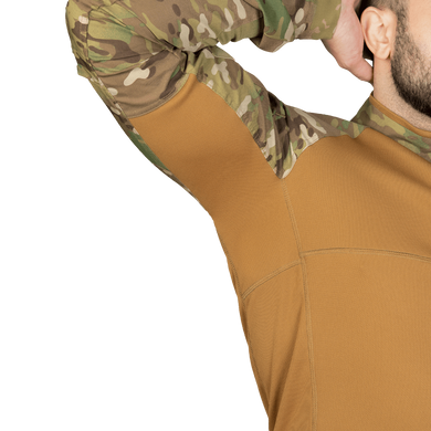 Боевая рубашка CM Raid Twill/CoolPass Pique Multicam/Койот (7047), S 7047(S) фото