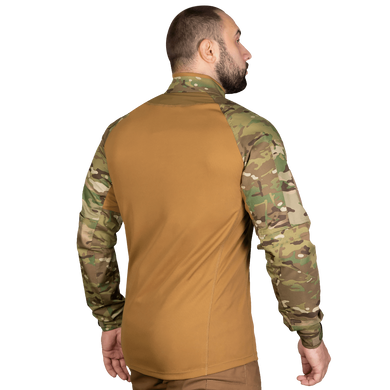 Боевая рубашка CM Raid Twill/CoolPass Pique Multicam/Койот (7047), S 7047(S) фото