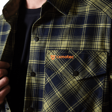 Сорочка &ldquo;Буревій&rdquo; (Logo Orange) Lime Green/Navy 8605(3XL) фото