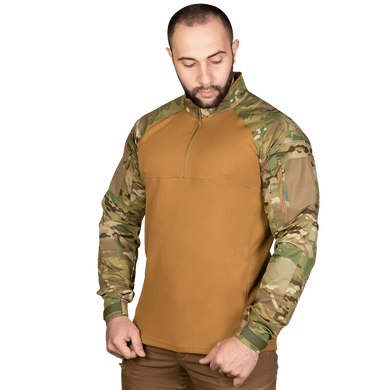 Боевая рубашка CM Raid Twill/CoolPass Pique Multicam/Койот (7047), S 7047(S) фото