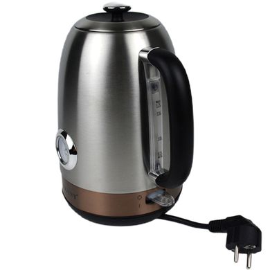 Електричний чайник 1.7 літрів Sokany чайник електричний нержавіюча сталь 2200 Вт електрочайник з терморегулятором SK1031SS фото