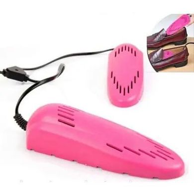 Электрическая сушилка для обуви SHOES DRYER, 220V / Электросушилка для сушки обуви. Цвет: розовый ws33158 фото