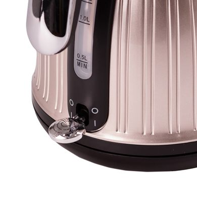 Електрочайник 1.6 літрів Sokany електро чайник із нержавіючої сталі 2200 Вт електричний дисковий стильний SKSH1055 фото