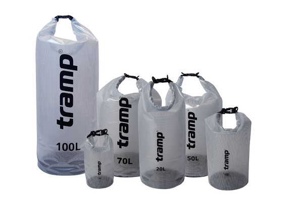 Гермомішок TRAMP PVC transparent 70л UTRA-108 UTRA-108 фото