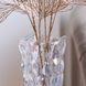 Ваза для цветов стеклянная прозрачная хамелеон 23.5 см для роз • для орхидей • для тюльпанов • для сухоцветов HP137 фото 2