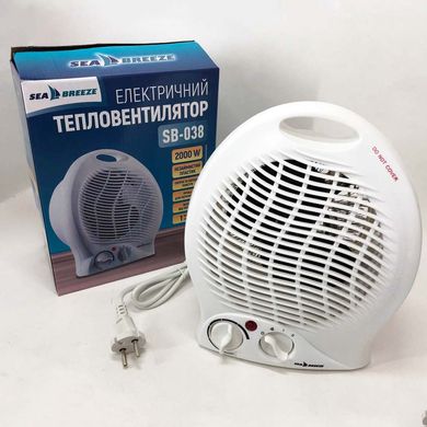 Тепловентилятор ветродуйка SeaBreeze SB-038, бытовой тепловентилятор, тепловентилятор для дома ws62718 фото