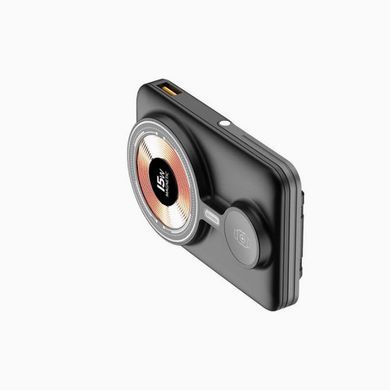 Power Bank Aspor A328 Magnetic Wireless 10000mAh+cable Charge Watch (22.5W)- чорний (900152) 900152 фото