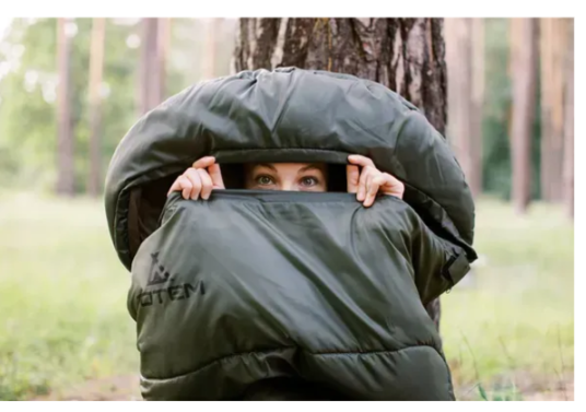 Спальний мішок Totem Hunter XXL кокон лівий olive 220/90-55 UTTS-005 UTTS-005-L фото