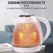 Чайник електричний 1.7 літра Sokany електрочайник 2200 Вт електро чайник дисковий безшумний економічний Білий SK1032W фото 6