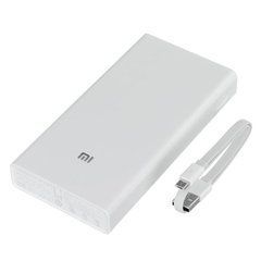 Портативное зарядное устройство power bank павербанк 16000/6000 MI M5. BZ-657 Цвет: белый 27812 фото