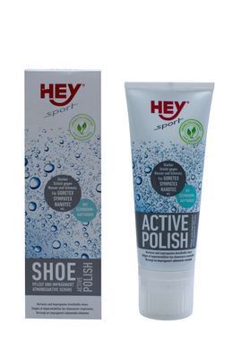 Водовідштовхуюче просочення для взуття HeySport Activ-Polish 75ml, Чорний 20021400 фото