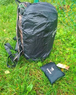 Накидка на рюкзак Tramp M (30-60л) чорна, UTRP-018 UTRP-018-black фото