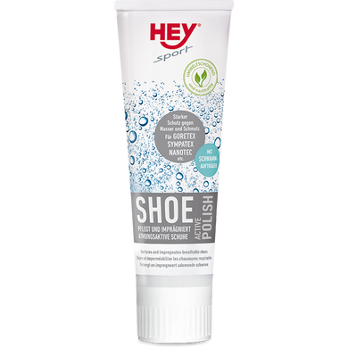 Водовідштовхуюче просочення для взуття HeySport Activ-Polish 75ml, Чорний 20021400 фото