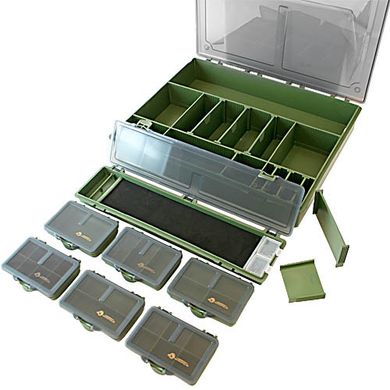 Рыболовная сумка карповая (2 коробки, 8 катушек и аксессуары) Acropolis РСК-2 РСК-2 (з коробками) фото