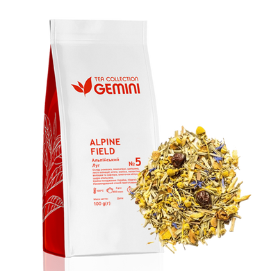 Чай трав’яний Gemini Alpine Field Альпійський луг 100г 0186 фото