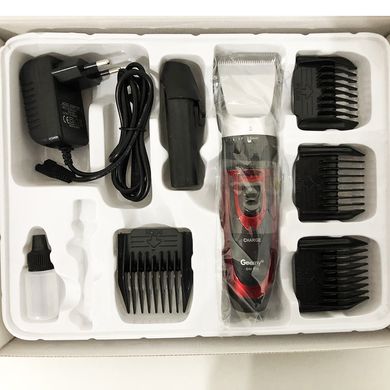Професійна машинка для стрижки волосся GEMEI GM-550 з двома акумуляторами 7179(XXL) фото