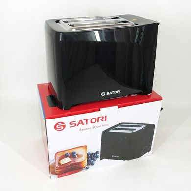 Тостер Satori ST-705-BL, тостер для 2 грінок, електричний горизонтальний тостер, універсальний тостер ws42595 фото