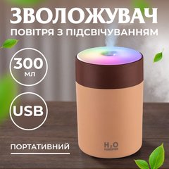 Зволожувач повітря USB Colorful Humidifier 300ml міні зволожувач повітря HPBH17199BR фото