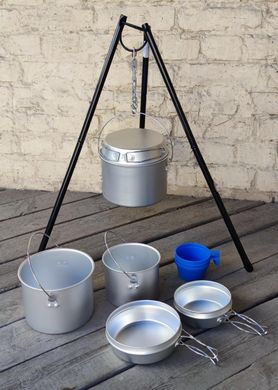Набір посуду Tramp з алюмінію на 3-4 чол, UTRC-002 TRC-002 фото