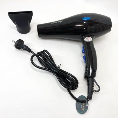 Фен для сушки волос Rainberg RB-2210, воздушный стайлер для волос, фен для дома, фен для головы ws42486 фото