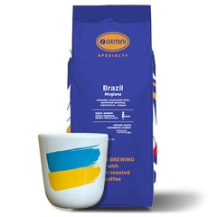 Набір кава Brazil Mogiana 1кг + горнятко act001 фото