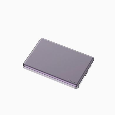 Power Bank Aspor A381 Magnetic Wireless 5000mAh (Type-C/20W)- фіолетовий (900155) 900155 фото