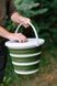 Відро Tribe Water Bucket Lid 10 л силіконове з кришкою T-FJ-0050, olive T-FJ-0050-olive фото 9