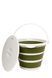 Відро Tribe Water Bucket Lid 10 л силіконове з кришкою T-FJ-0050, olive T-FJ-0050-olive фото 3