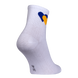Шкарпетки Жовто-блакитні серця Білі (7169), 36-40 7169 (36-40) фото 3