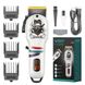 Машинка для стрижки волосся професійна акумуляторна LED дисплей, потужний триммер для стрижки VGR V-699 V699W фото 2
