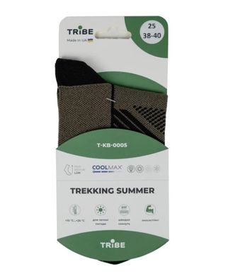 Шкарпетки Tribe Trekking Summer T-KB-0005-olive T-KB-0005-olive-38-40 фото