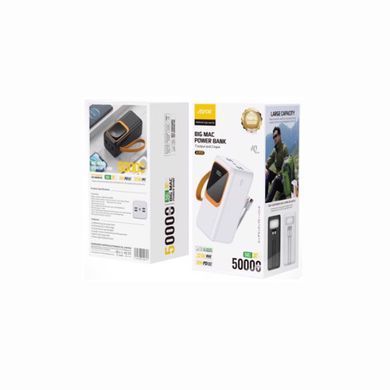 Power Bank Aspor A350 50000mAh (4USB/Type-C/Lightning/22.5W) - чорний (900140) 900140 фото