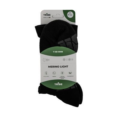 Шкарпетки Tribe Merino Light T-KB-0008-black, 41-43 T-KB-0008-black-41-43 фото