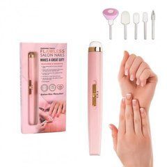 Машинка для зняття манікюру Flawless Salon Nails розовый, Хороший фрезер, KC-445 Професійний фрезер 142064 фото