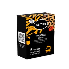 Дріп-кава Gemini Rwanda Rusizi 5 шт 0000065 фото